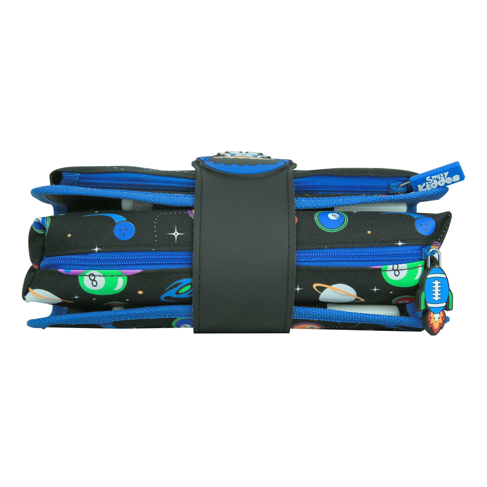 Smily Kiddos Fancy Strap Pencil Case Black