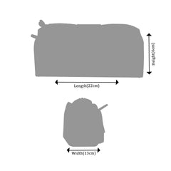 Smily Kiddos Fancy Strap Pencil Case Black