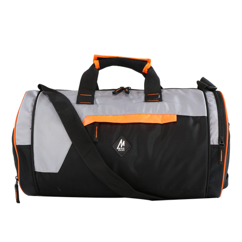 Image of Mike Dual Tone Pro Gym Bag with shoe Compartment - White