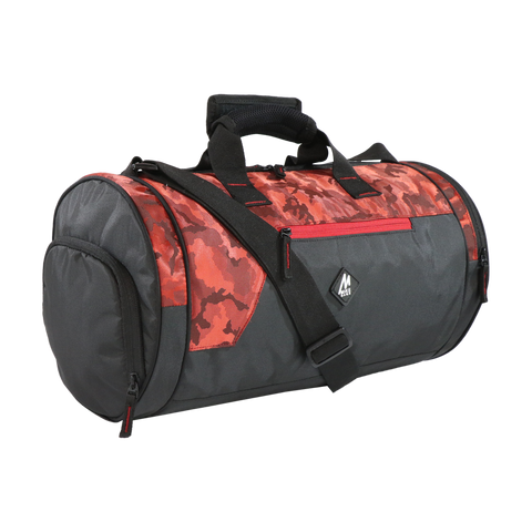 Image of Mike Dual Tone Pro Gym Bag with shoe Compartment - Red