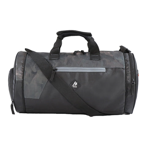 Mike Dual Tone Pro Gym Bag with shoe Compartment - Grey