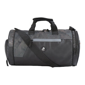 Mike Dual Tone Pro Gym Bag with shoe Compartment - Grey