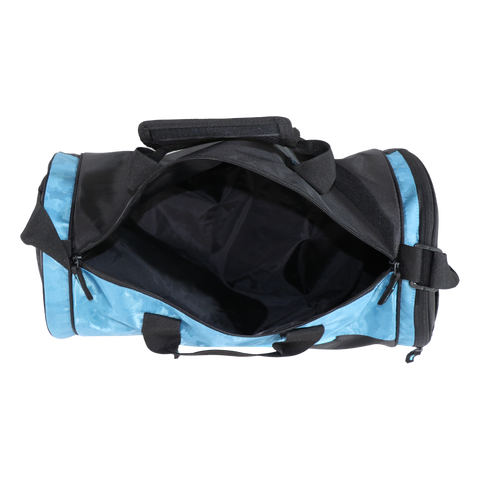 Image of Mike Dual Tone Pro Gym Bag with shoe Compartment - Teal Blue