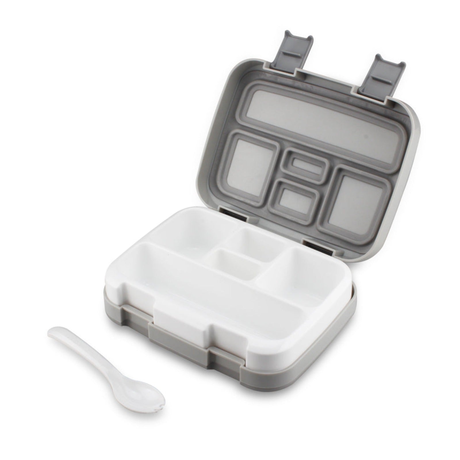 Smily Kiddos Bento Lunch box -Grey