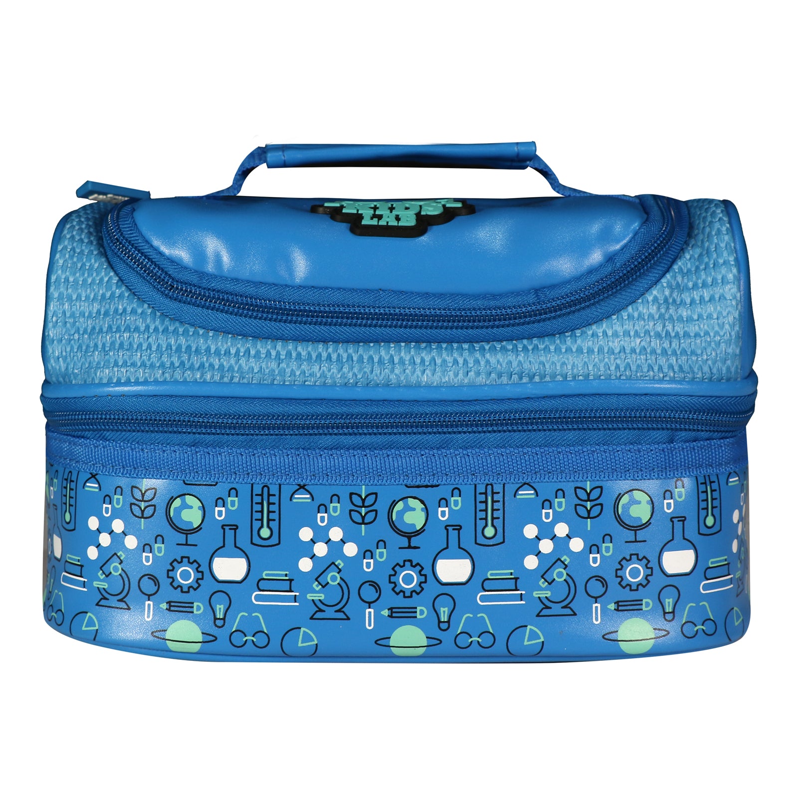 Smily Kiddos Dual Slot Kids Lunch Bag Lab Theme