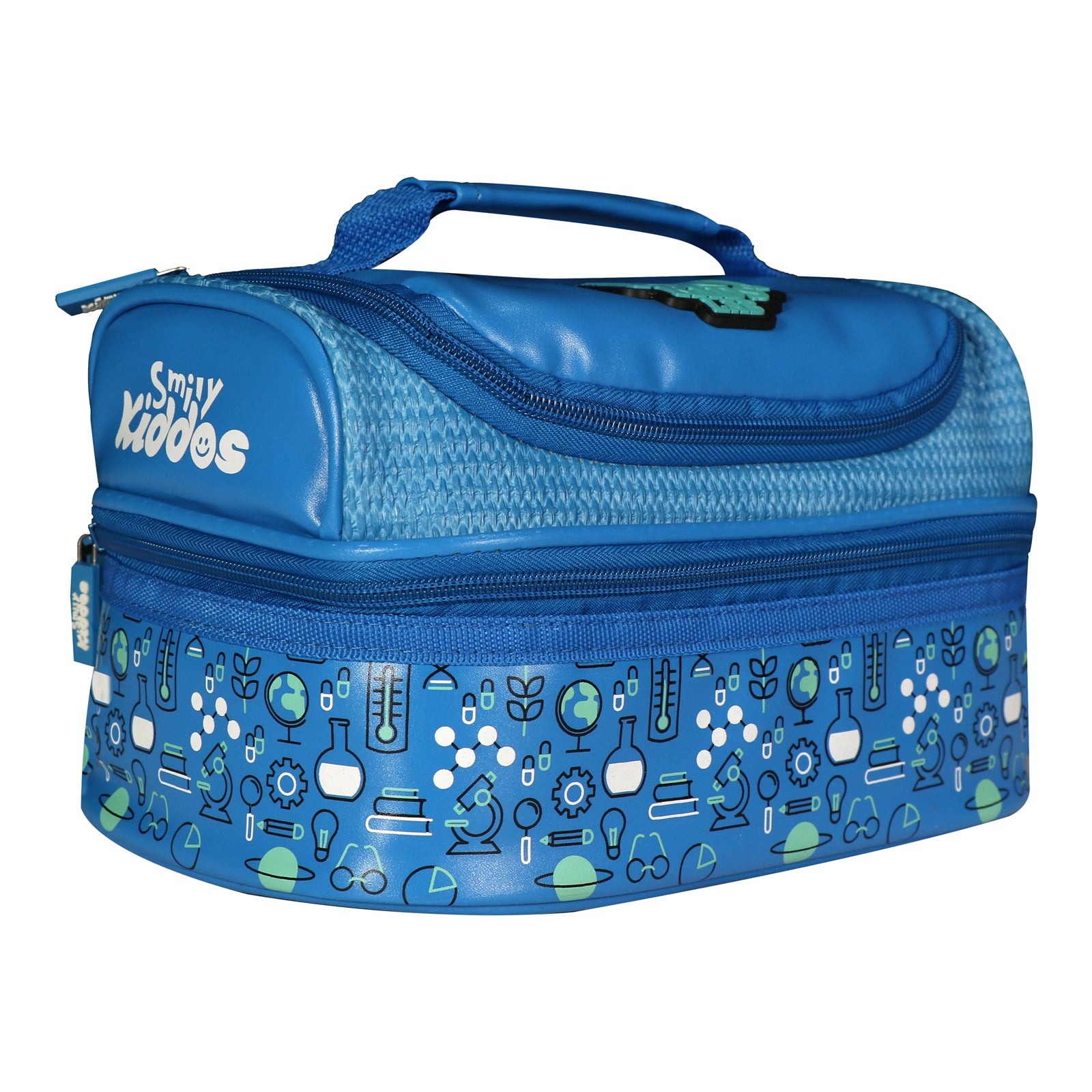 Smily Kiddos Dual Slot Kids Lunch Bag Lab Theme