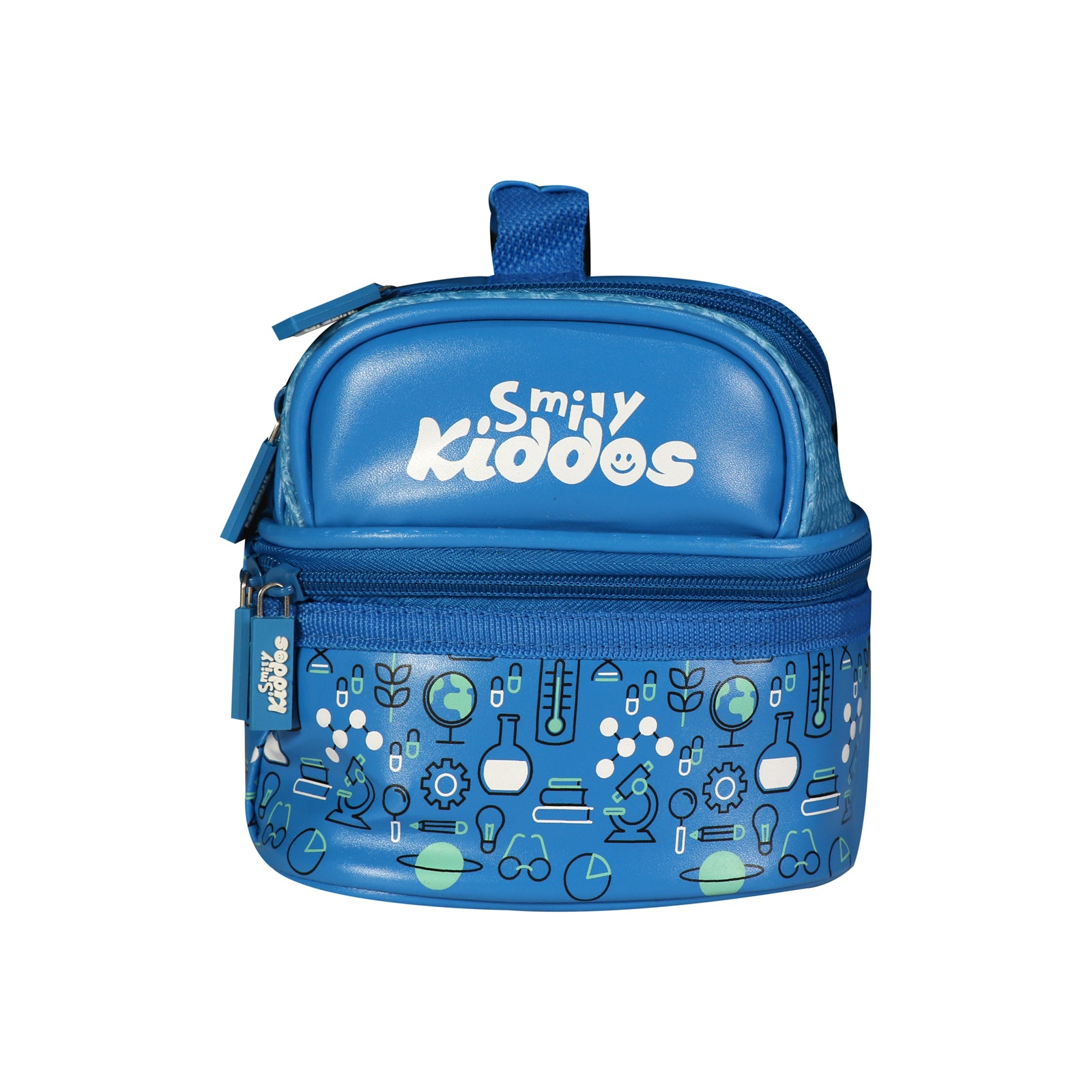 Smily Kiddos Dual Slot Kids Lunch Bag Lab Theme