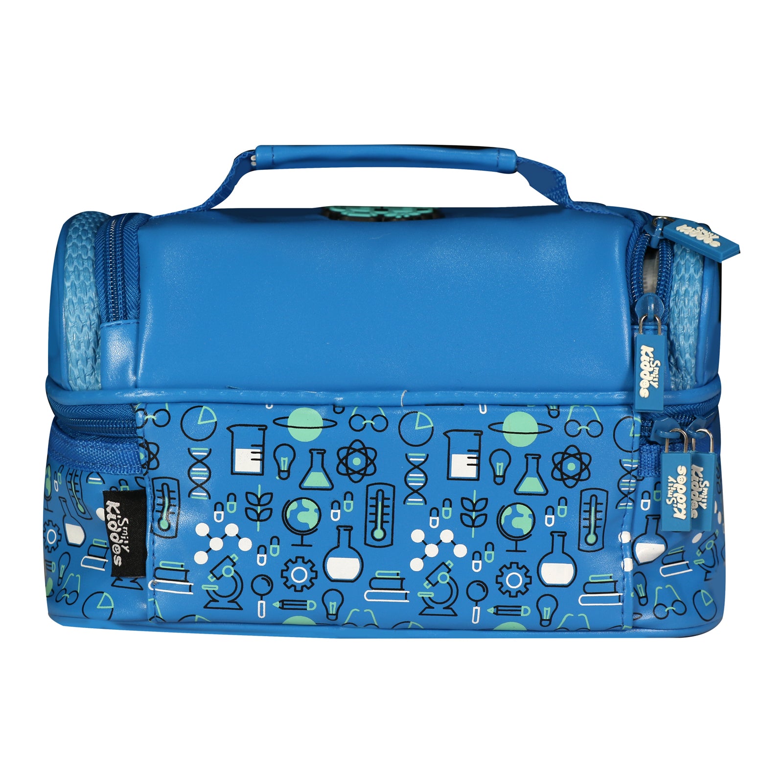 Smily Kiddos Dual Slot Kids Lunch Bag Lab Theme