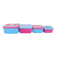 Smily Kiddos 4 in 1 container-Mermaid Theme Container Set Lunch Box