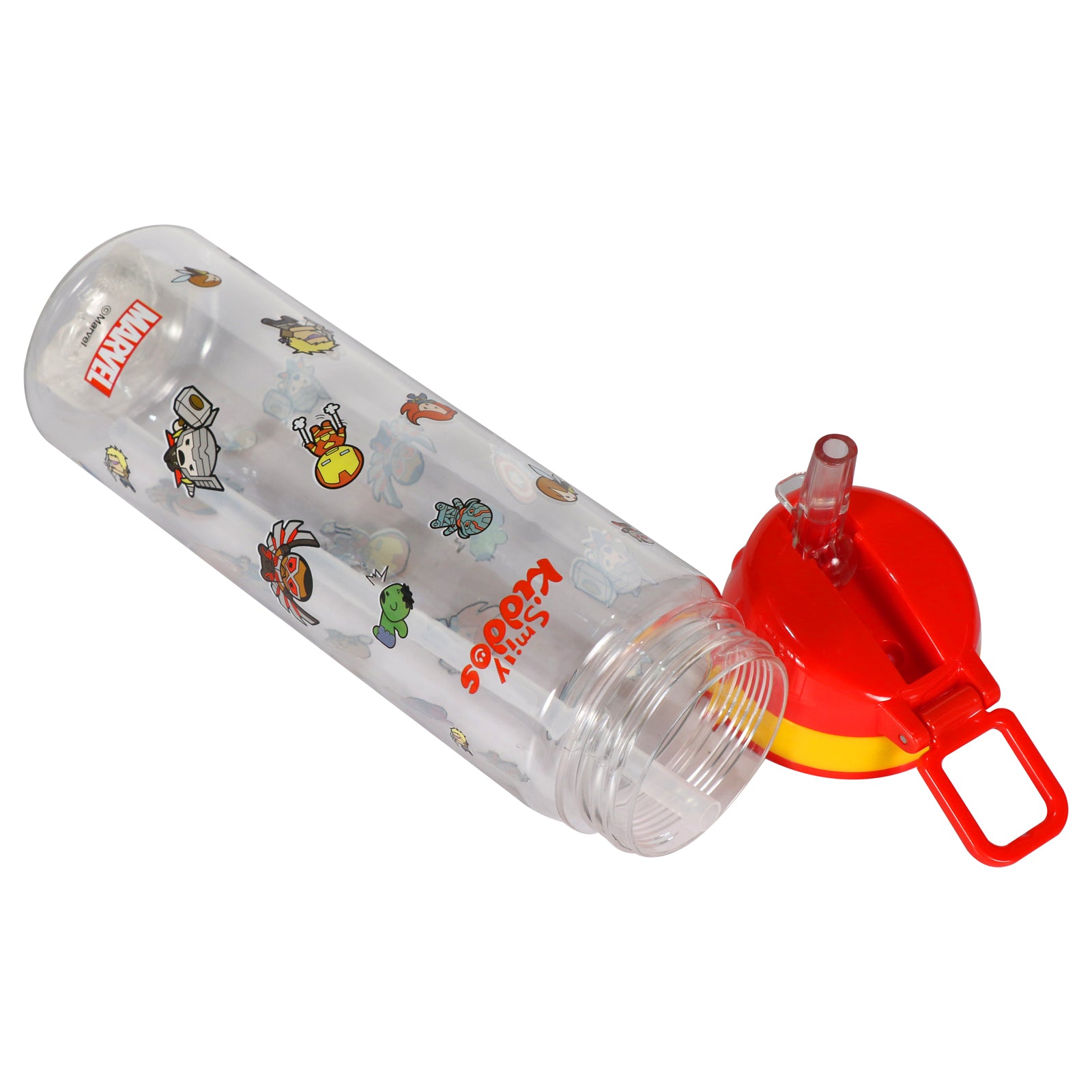Smily KiddosMarvel Super Heroes Straight Water Bottle Pink