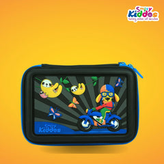 Smily Kiddos Scented Hardtop Pencil Box Black