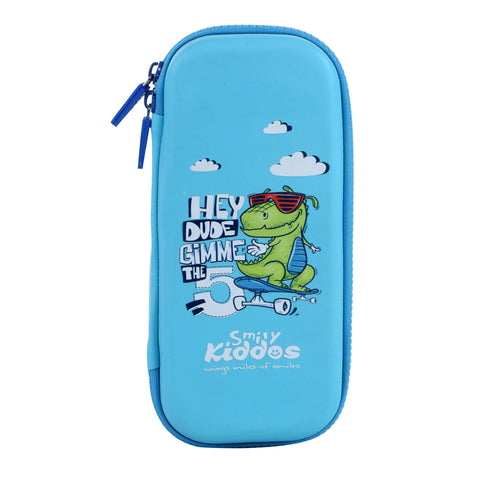 Image of Smily Kiddos Small Pencil case - dino light blue