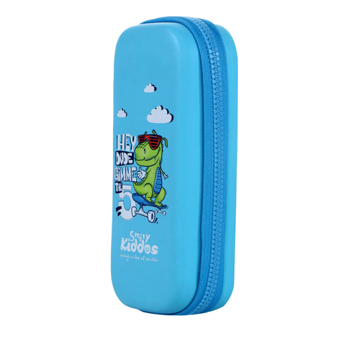 Image of Smily Kiddos Small Pencil case - dino light blue