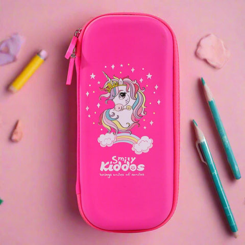 Image of Smily Kiddos Small Pencil case - Unicorn pink