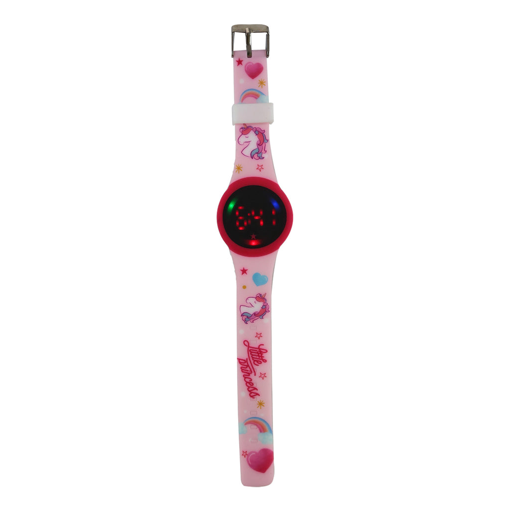 Smily Kiddos Fancy Digital watch- Pink