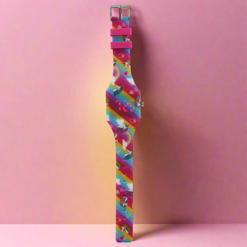 Image of Smily Kiddos Fancy Digital watch- Pink Blue