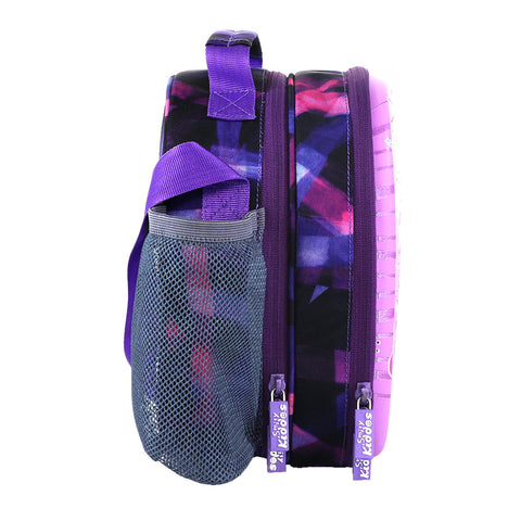 Image of Smily Kiddos Hartop Eva Lunch Bag Flamingo theme - Purple