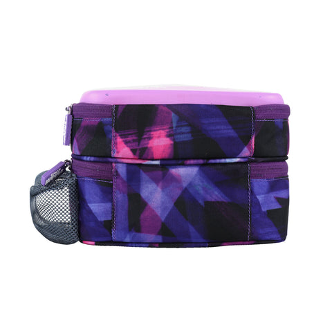 Image of Smily Kiddos Hartop Eva Lunch Bag Flamingo theme - Purple