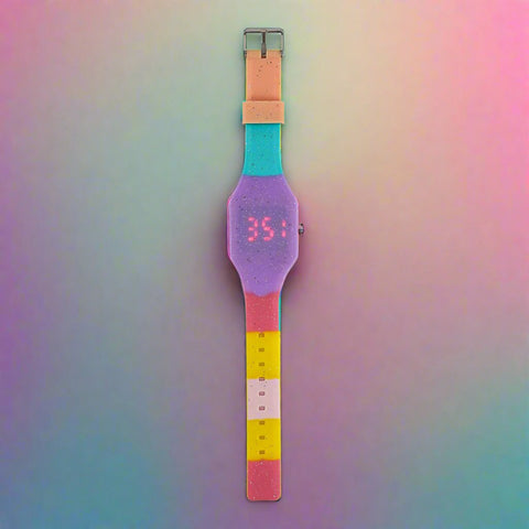 Image of Smily Kiddos Fancy Digital watch- Purple