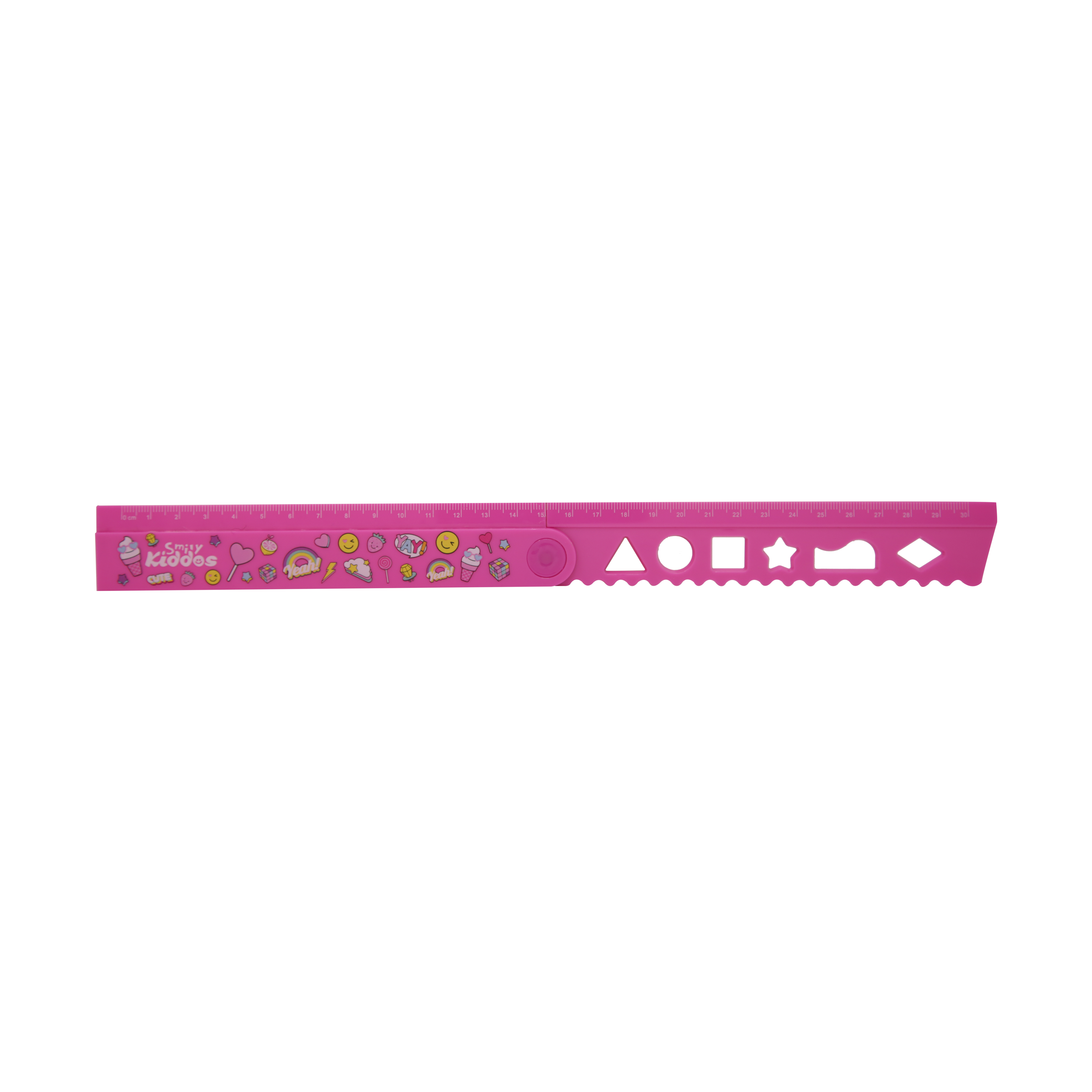 Smily Kiddos Fold Up Ruler Pink
