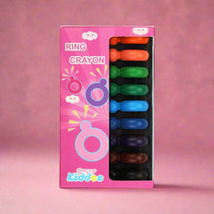 Smily Kiddos fancy Ring Crayon set - 12