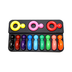 Smily Kiddos fancy Ring Crayon set - 12
