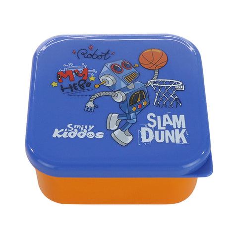 Image of Smily Kiddos 4 in 1 container-Robot Theme Container Set Lunch Box