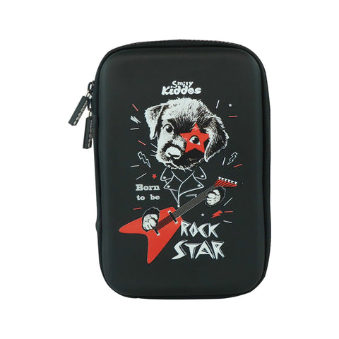 Image of Smily kiddos Single Compartment Rockstar Puppy - Black