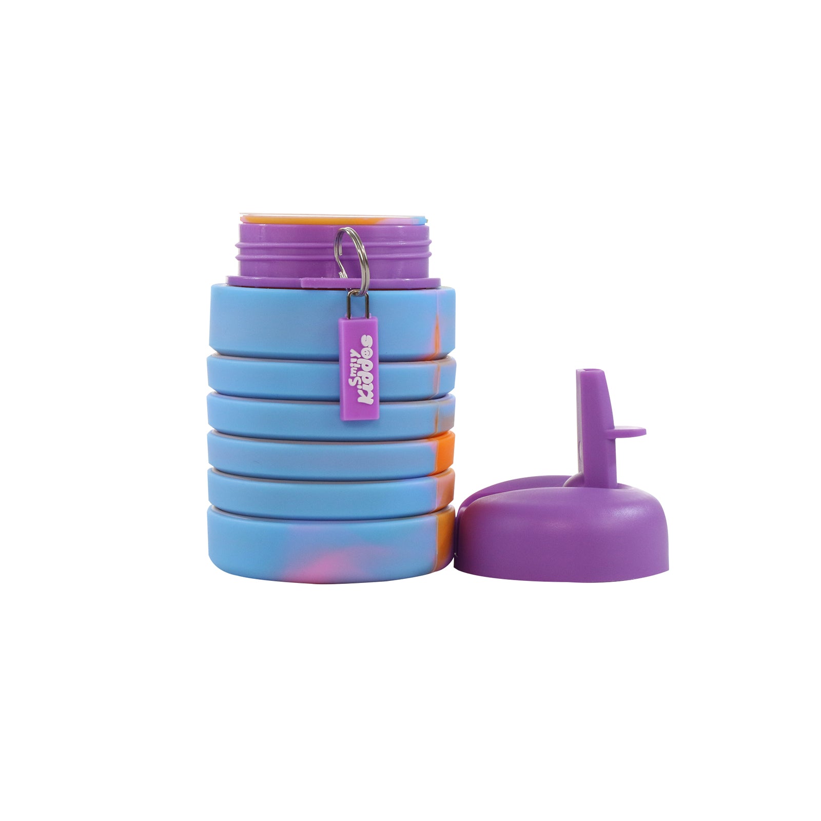 Smily Kiddos Silicone Expandable Bottle - Violet