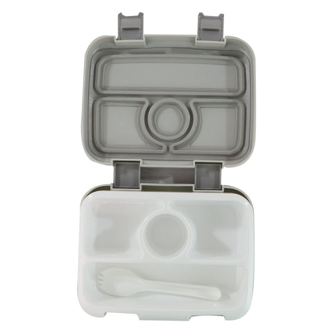 Image of Smily Kiddos Bento Lunch box -Grey