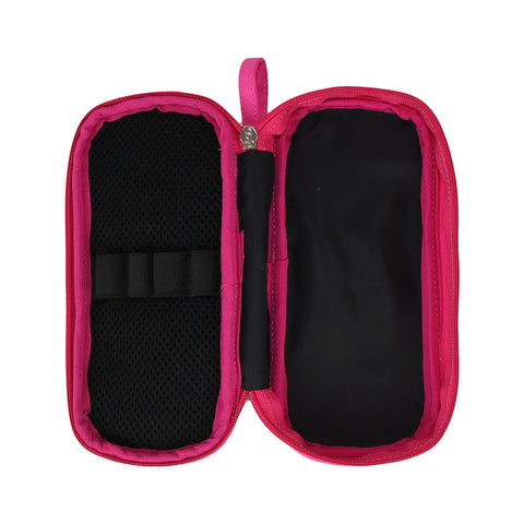 Image of Smily Kiddos Zipper Pencil Pouch Meow Kitty Dark Pink