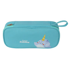 Smily Kiddos Zipper Pencil Pouch Narwhale Light Blue