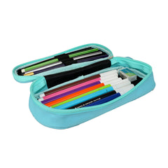Smily Kiddos Zipper Pencil Pouch Narwhale Light Blue