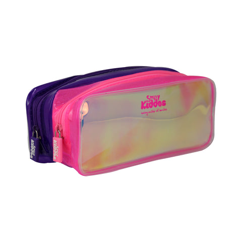 Image of Smily Gleamy Pencil Pouch Pink