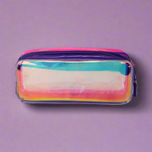 Smily Gleamy Pencil Pouch Pink