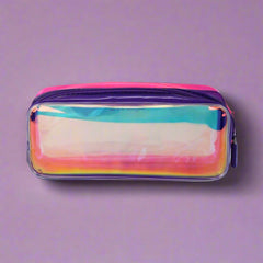 Smily Kiddos Gleamy Pencil Pouch Pink