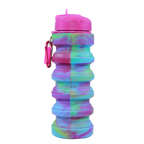 Image of Smily kiddos silicone Multicolor Water Bottle