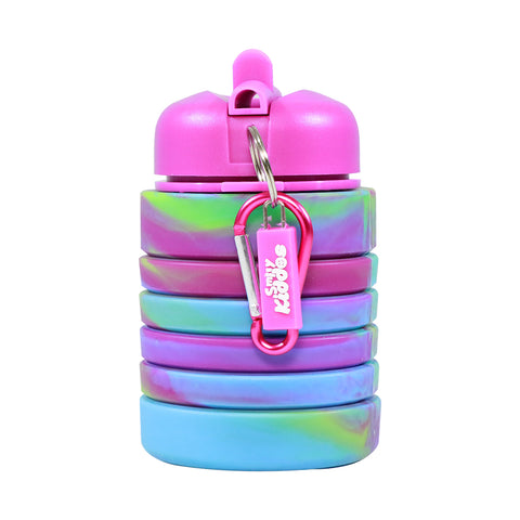 Image of Smily kiddos silicone Multicolor Water Bottle