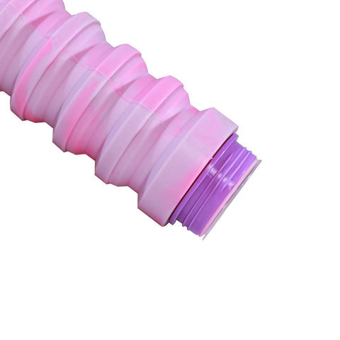 Image of Smily kiddos silicone Purple and Pink Water Bottle