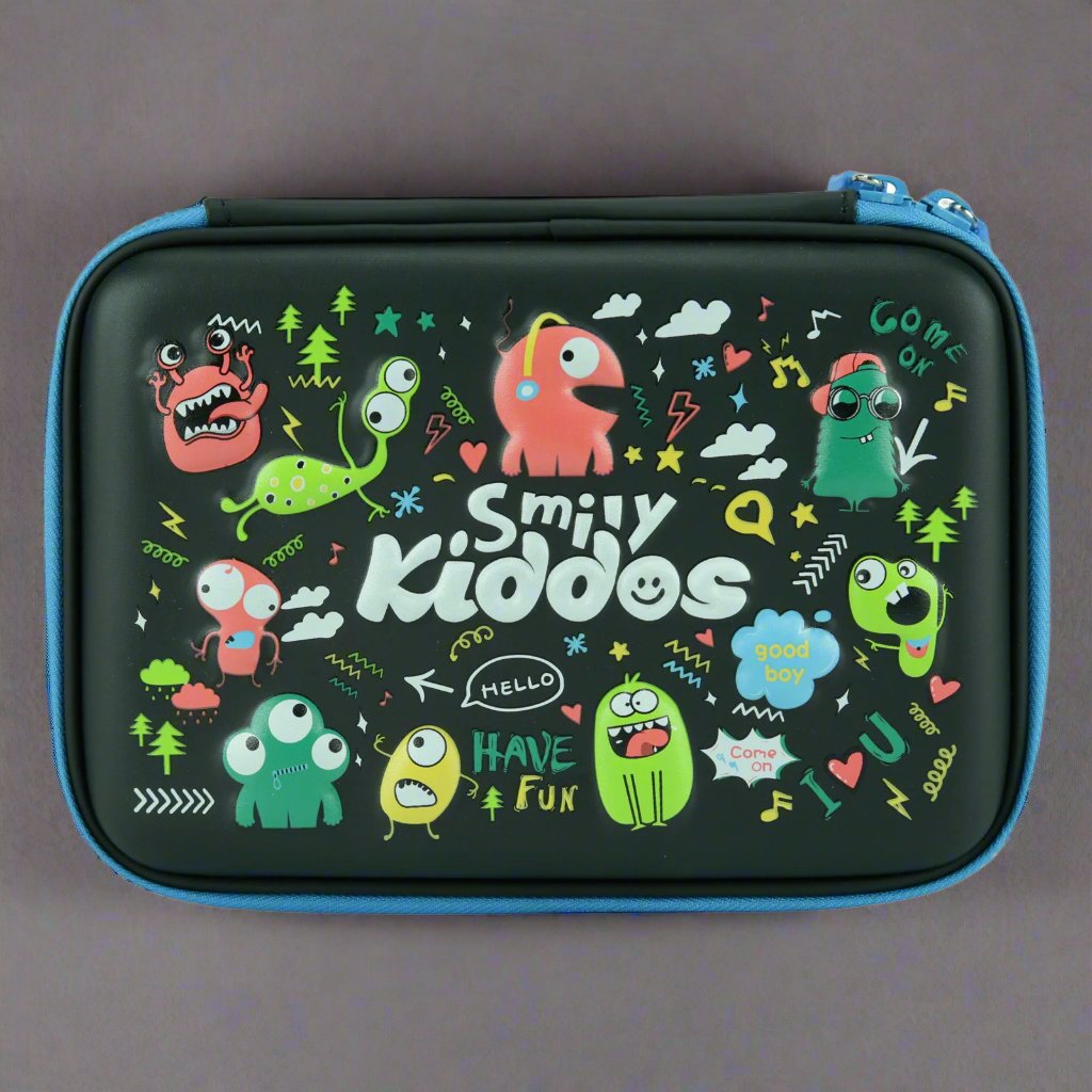 Smily Kiddos Single Compartment Pencil Case Black