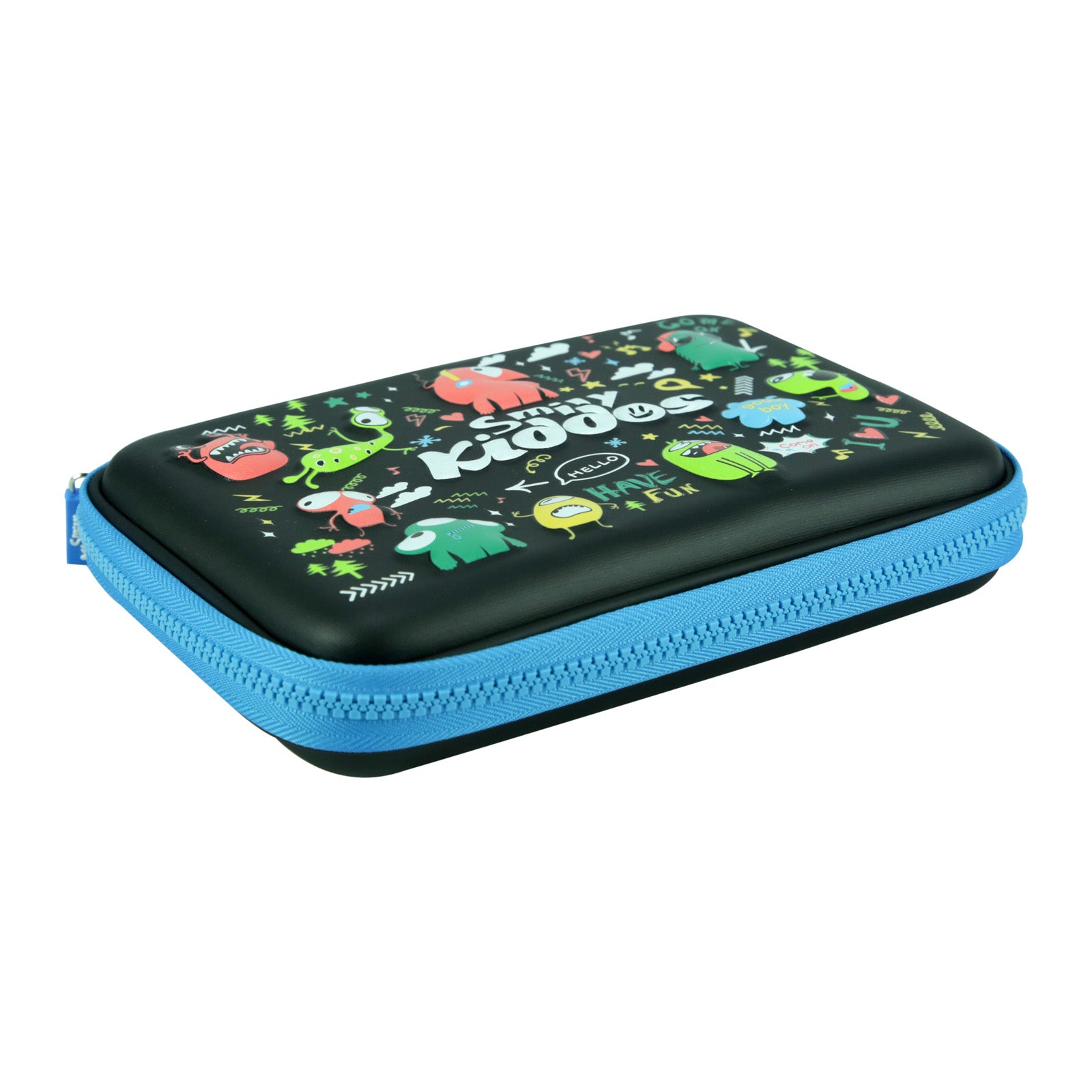 Smily Kiddos Single Compartment Pencil Case Black