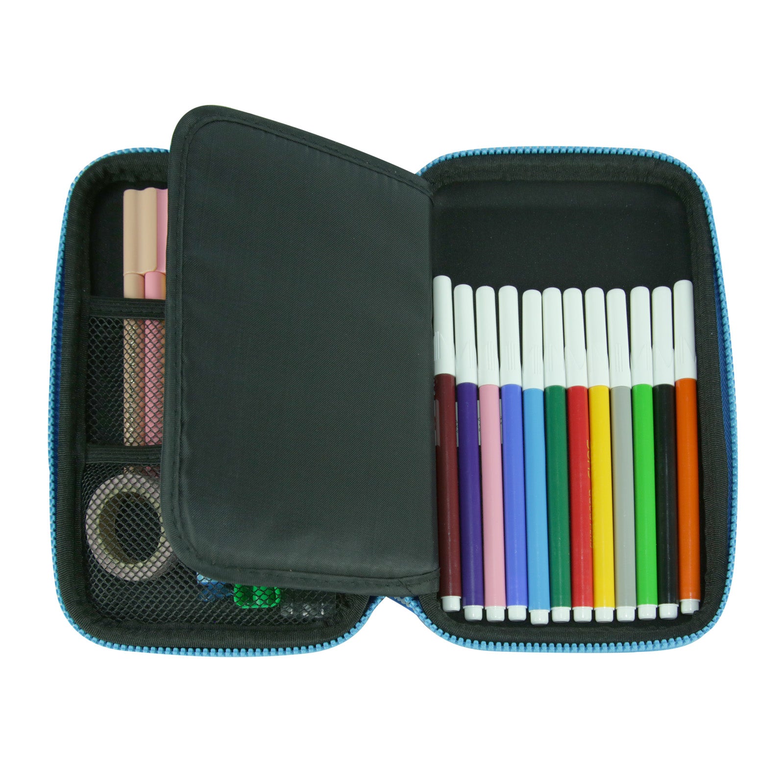 Smily Kiddos Single Compartment Pencil Case Black