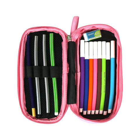 Image of Smily Kiddos Zipper Pencil Pouch Unicorn Light - Pink