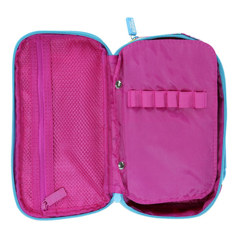 Image of Smily Multipurpose Pencil Case Fun Theme Pink