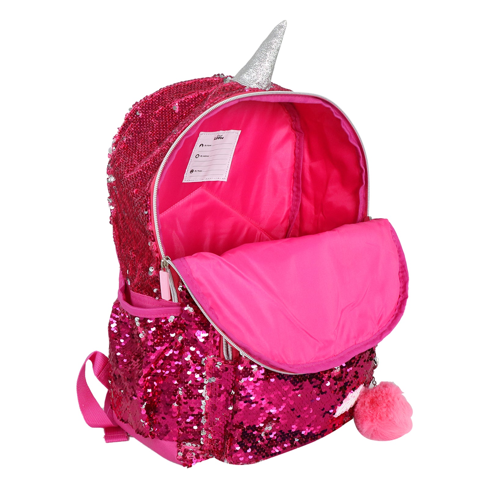 Sequin Unicorn Backpack Pink – Smily Kiddos - Main Image
