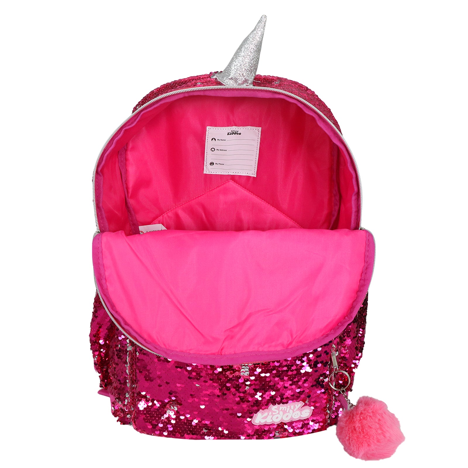 Sequin Unicorn Backpack Pink
