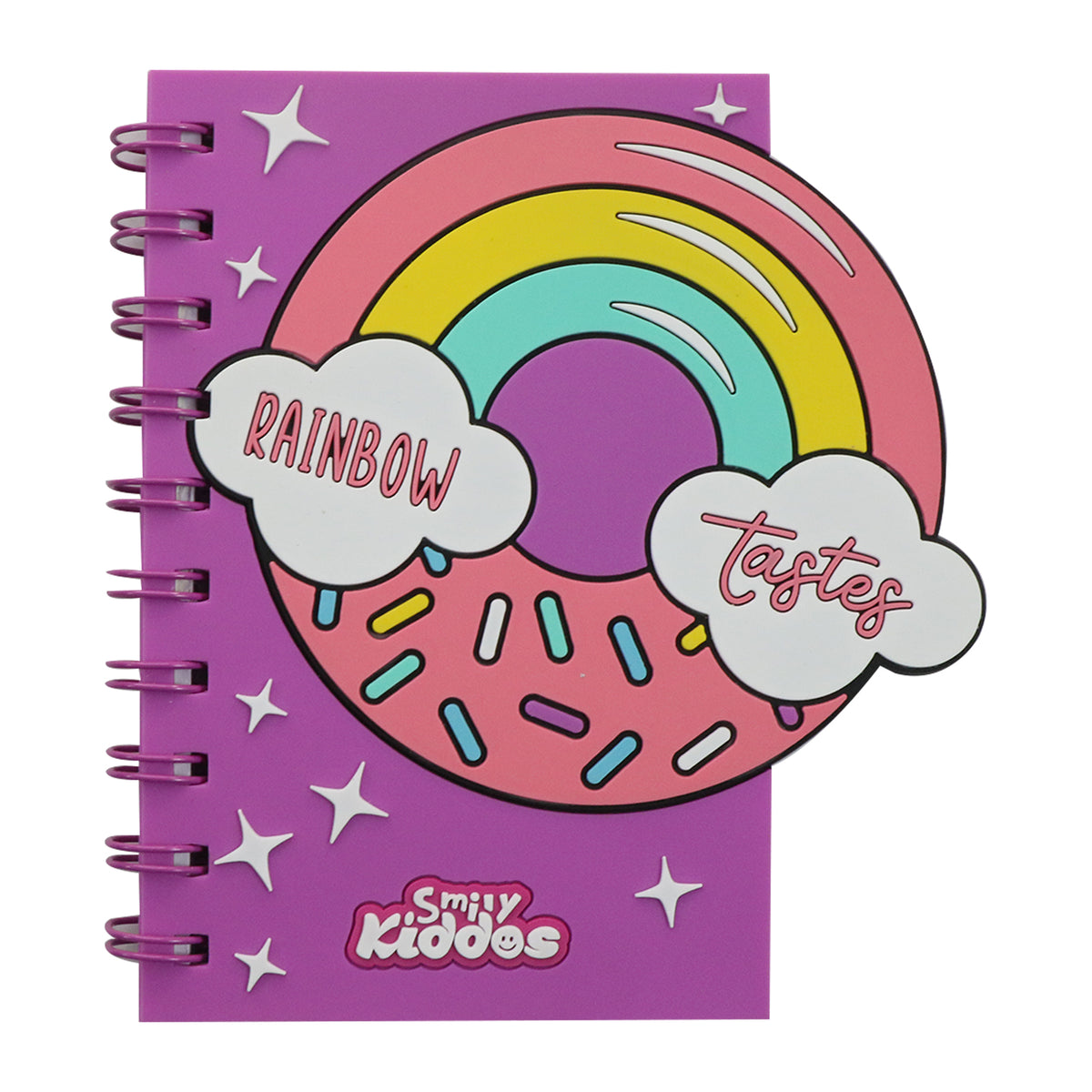 Smily kiddos Spiral Notebook Rainbow Donut - Purple