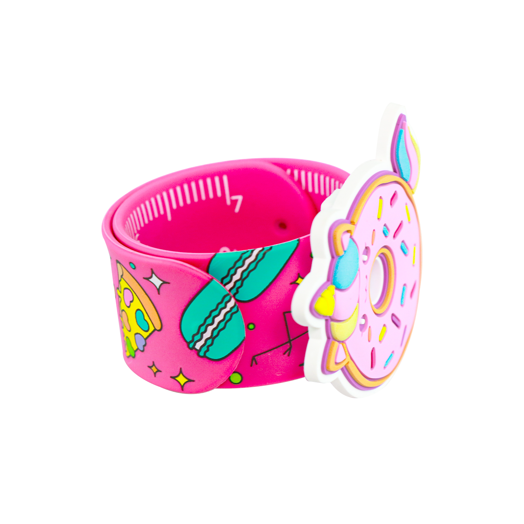 Smily Kiddos Fancy Slap band Donut Theme PINK