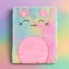 Smily Kiddos Happy Kitty theme fluffy Notebook Pink