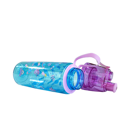 Image of Smily kiddos Sports water bottle space theme light blue